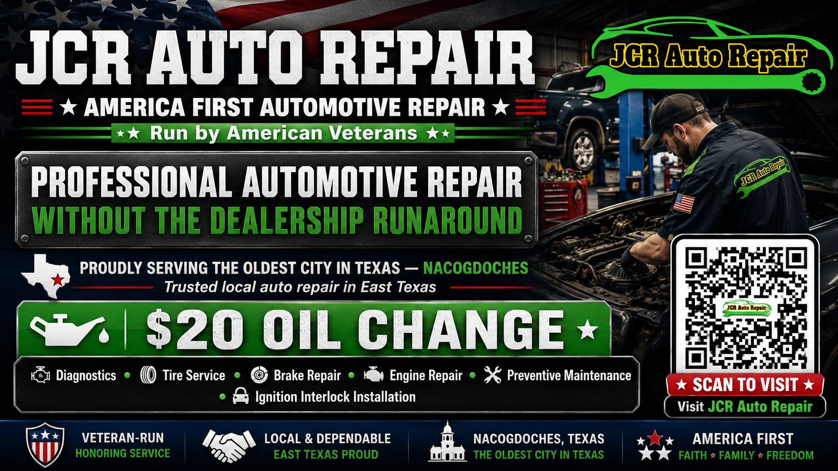 JCR Auto Repair in Nacogdoches, Texas