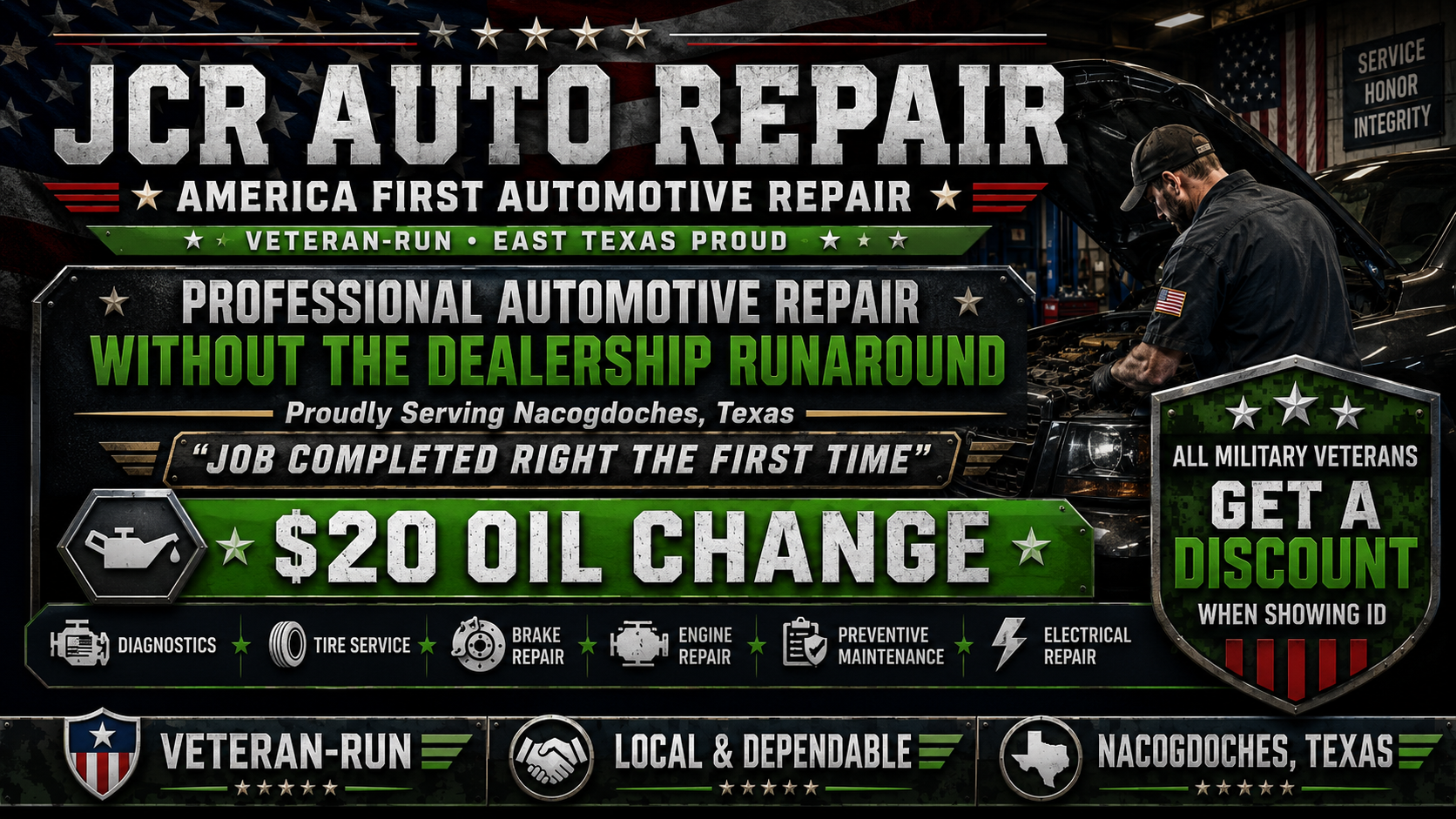 JCR Auto Repair Nacogdoches Texas